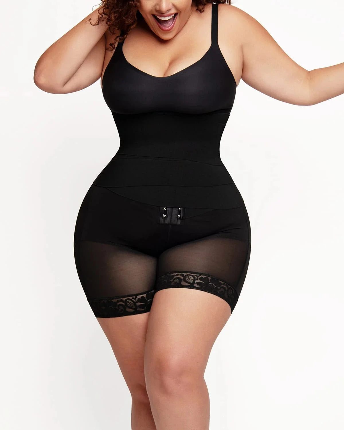 MySkult® Short moulant taille haute 2-en-1 – Effet ventre plat - fesses galbées