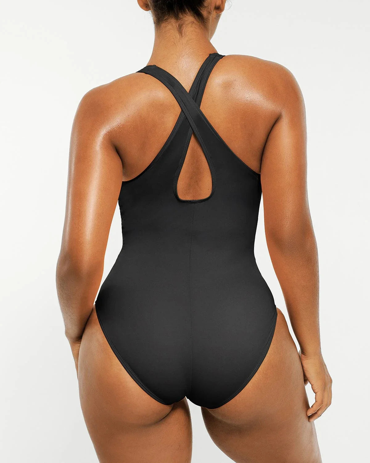 MySkult® Maillot Moulant Corset – Décolleté Plongeant