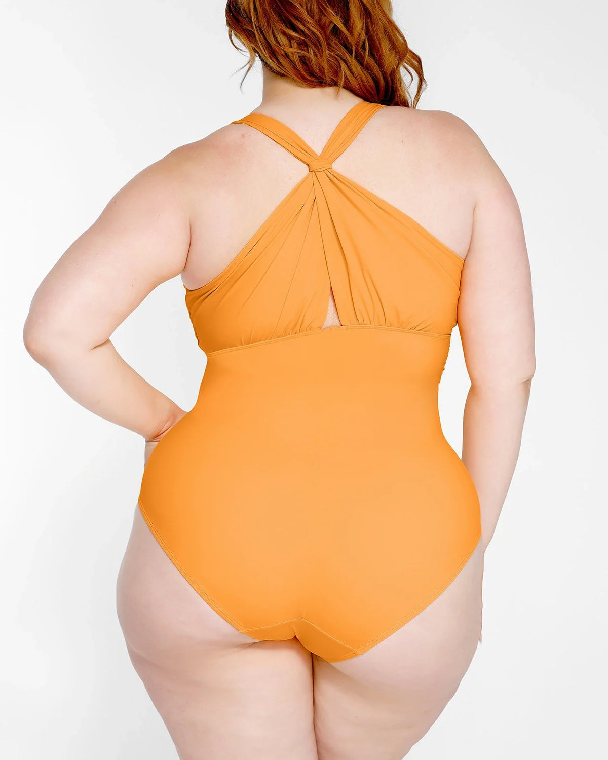 MySkult® Maillot Moulant – Décolleté Twist - Fronces Gainantes