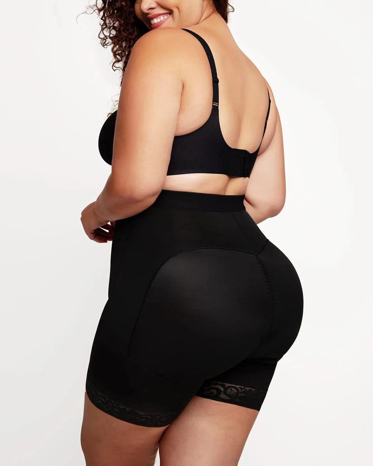 MySkult® Short moulant taille haute 2-en-1 – Effet ventre plat - fesses galbées