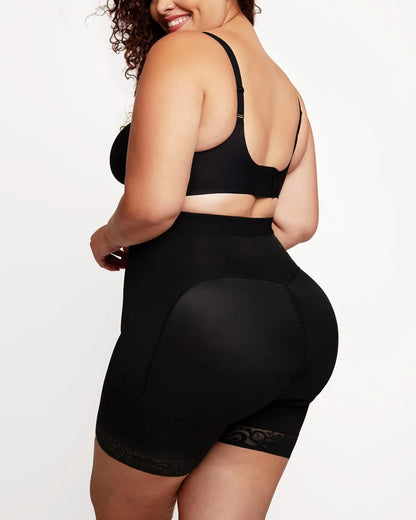 MySkult® Short moulant taille haute 2-en-1 – Effet ventre plat - fesses galbées