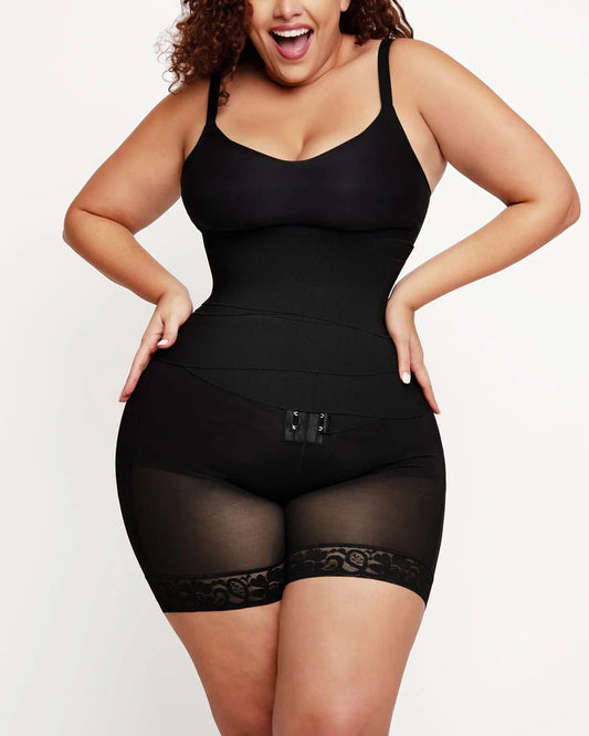MySkult® Short moulant taille haute 2-en-1 – Effet ventre plat - fesses galbées