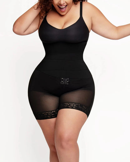 MySkult® Short moulant taille haute 2-en-1 – Effet ventre plat - fesses galbées