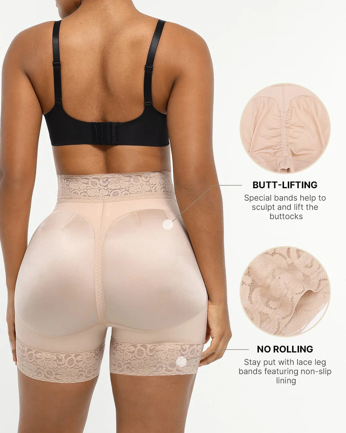 MySkult® Short moulant mi-hauteur – Galbe fessier - maintien renforcé