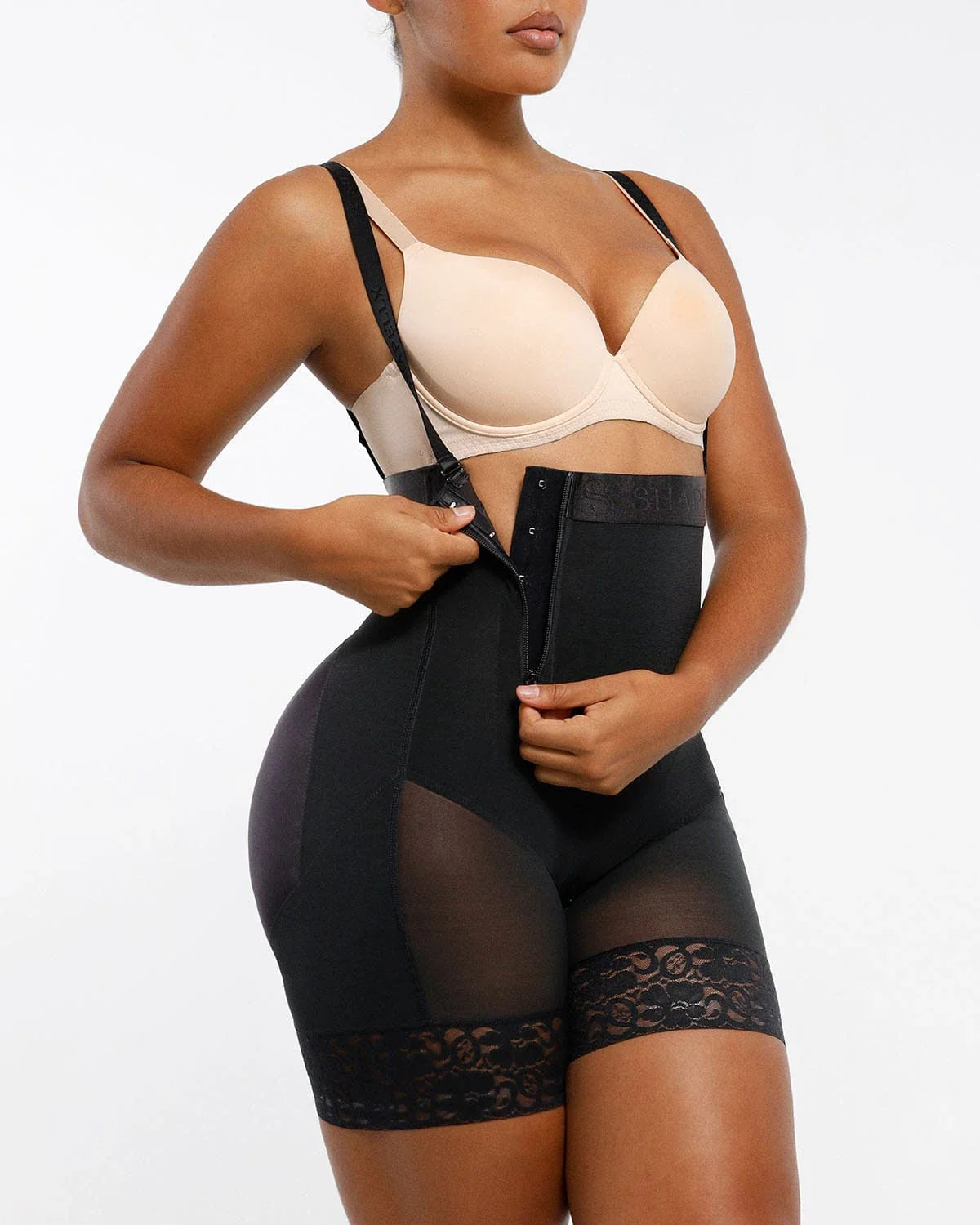 MySkult® Soutien post-partum discret – Short gainant à fermeture latérale invisible