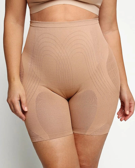 MySkult® Short Gainant Invisible Taille Haute – Effet Galbant & Maintien Total
