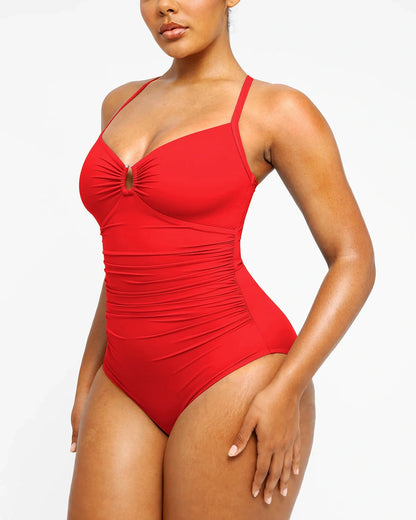MySkult® Body Moulant – Décolleté U-Ring - Taille Froncée